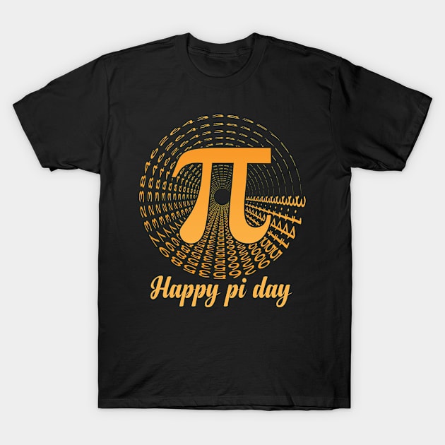 Happy World Pi Day, Mathematics Pi Symbol T-Shirt by Fabvity